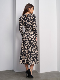 Платье миди ISSA Plus модель 15012_черный Фото