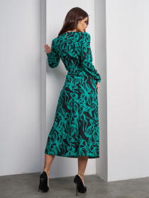 Сукня міді ISSA Plus модель 15016_зеленый Сукня міді ISSA Plus модель 15016_зеленый Фото