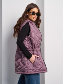 Жилет с утеплителем ISSA Plus модель SA-587_фиолетовый Фото