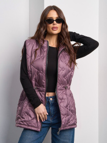 Жилет с утеплителем ISSA Plus модель SA-587_фиолетовый Фото