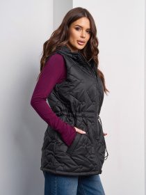 Утеплений жилет ISSA Plus модель SA-587_черный Фото