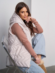 Жилет з утеплювачем ISSA Plus модель SA-585_светло_серый Фото