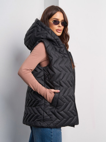 Жилет з утеплювачем ISSA Plus модель SA-585_черный Фото