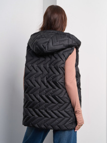 Утеплений жилет ISSA Plus модель SA-585_черный Фото