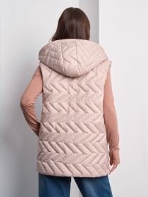 Жилет з утеплювачем ISSA Plus модель SA-585_бежевый Фото