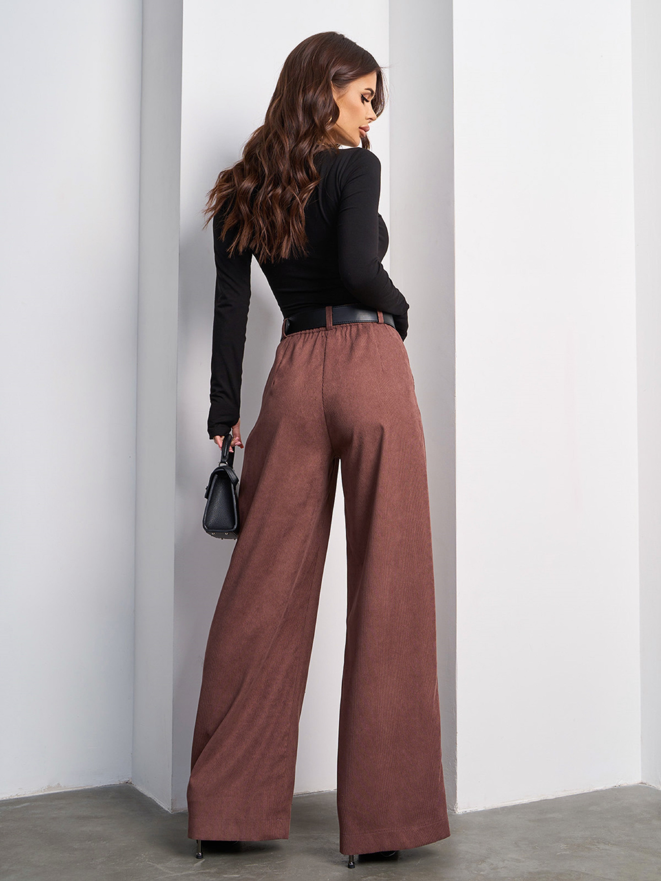 Палаццо ISSA Plus модель 15015_коричневый Фото