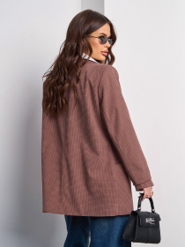 Піджак ISSA Plus модель 15019_коричневый Фото