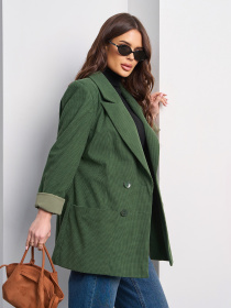 Піджак ISSA Plus модель 15019_хаки Фото