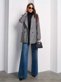 Пиджак ISSA Plus модель 15020_серый Фото