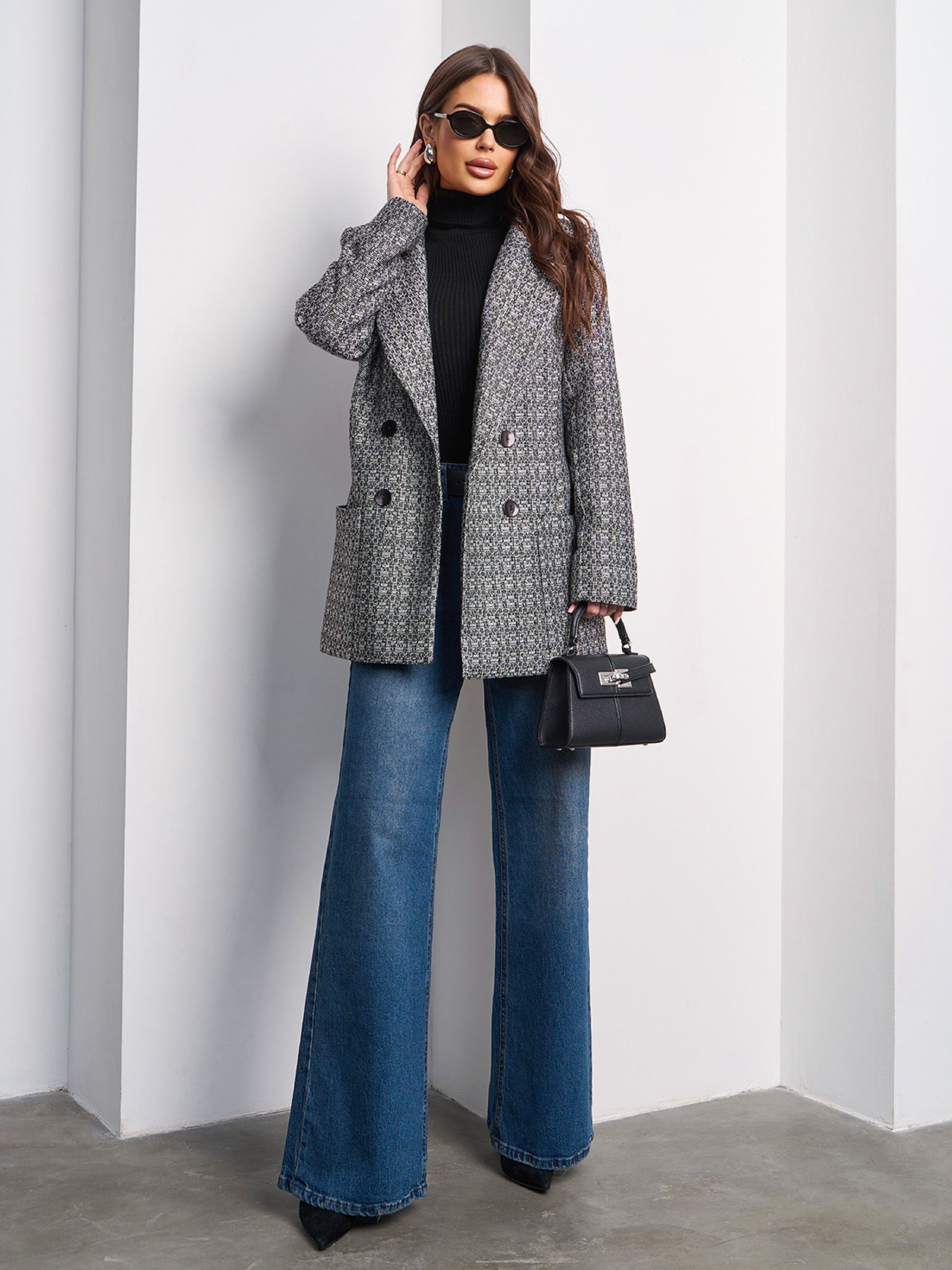 Піджак ISSA Plus модель 15020_серый Фото