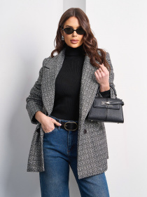 Піджак ISSA Plus модель 15020_серый Фото