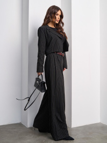 Діловий костюм ISSA Plus модель 15024_черный Фото