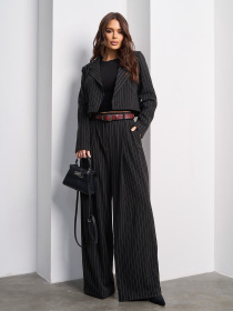 Деловой костюм ISSA Plus модель 15024_черный Фото