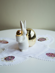 Великодня серветка біла Едельвіка модель 82-23-09 Фото