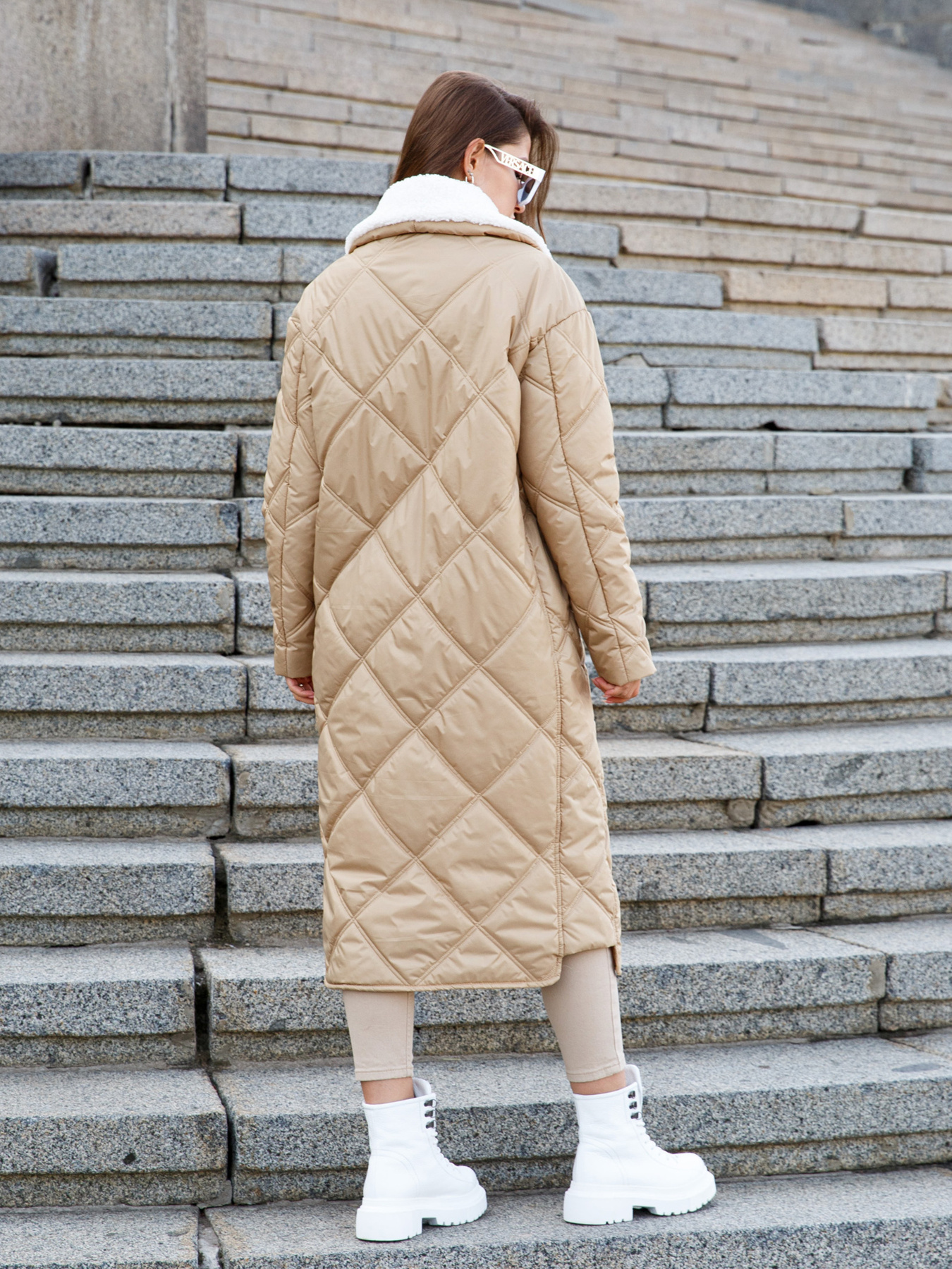 Пальто з утеплювачем MilaNova модель Пальто ПВ-314 кемел Фото