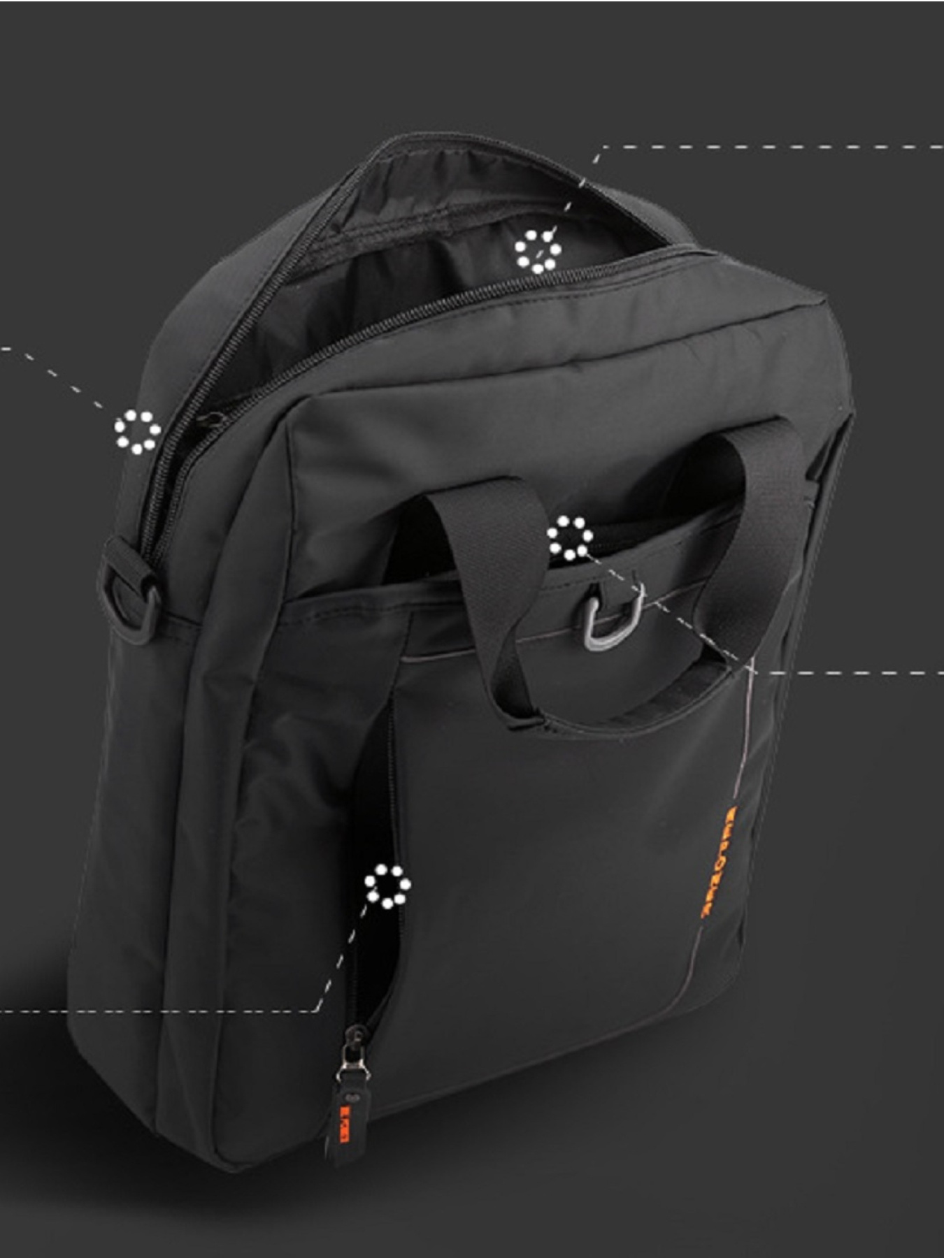 Мессенджер RoyalBag модель AT08-2973A Фото