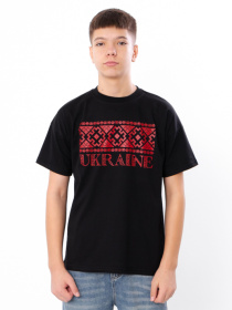 Футболка Носи своє модель 6414-1-ukraine-chornij Фото