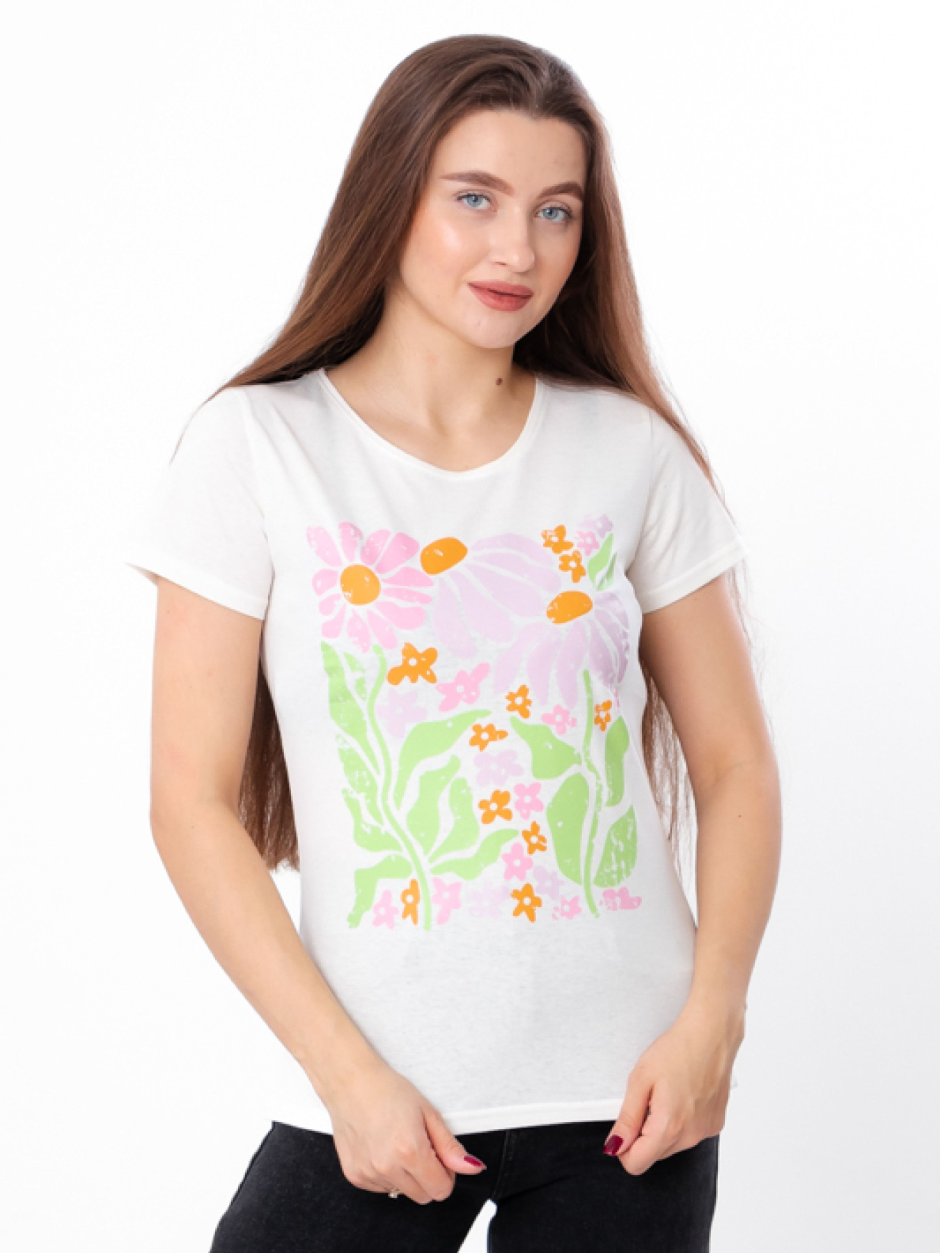 Футболка Носи своє модель 8188-001-33-2-molochnij-romashka Футболка Носи своє модель 8188-001-33-2-molochnij-romashka Фото