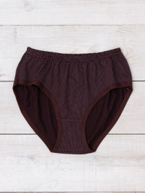 Труси Носи своє модель 8317-002-goroh-na-korichnevomu Фото