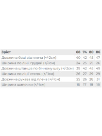 Комплект для немовлят Носи своє модель 5052-023-33-4-goluba-blakitx-dno Фото