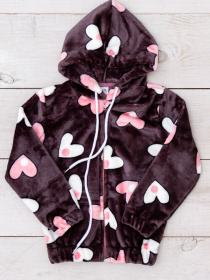 Кофта Носи своє Модель 6071-035-5-serdechka-na-sro-korichnevomu Фото