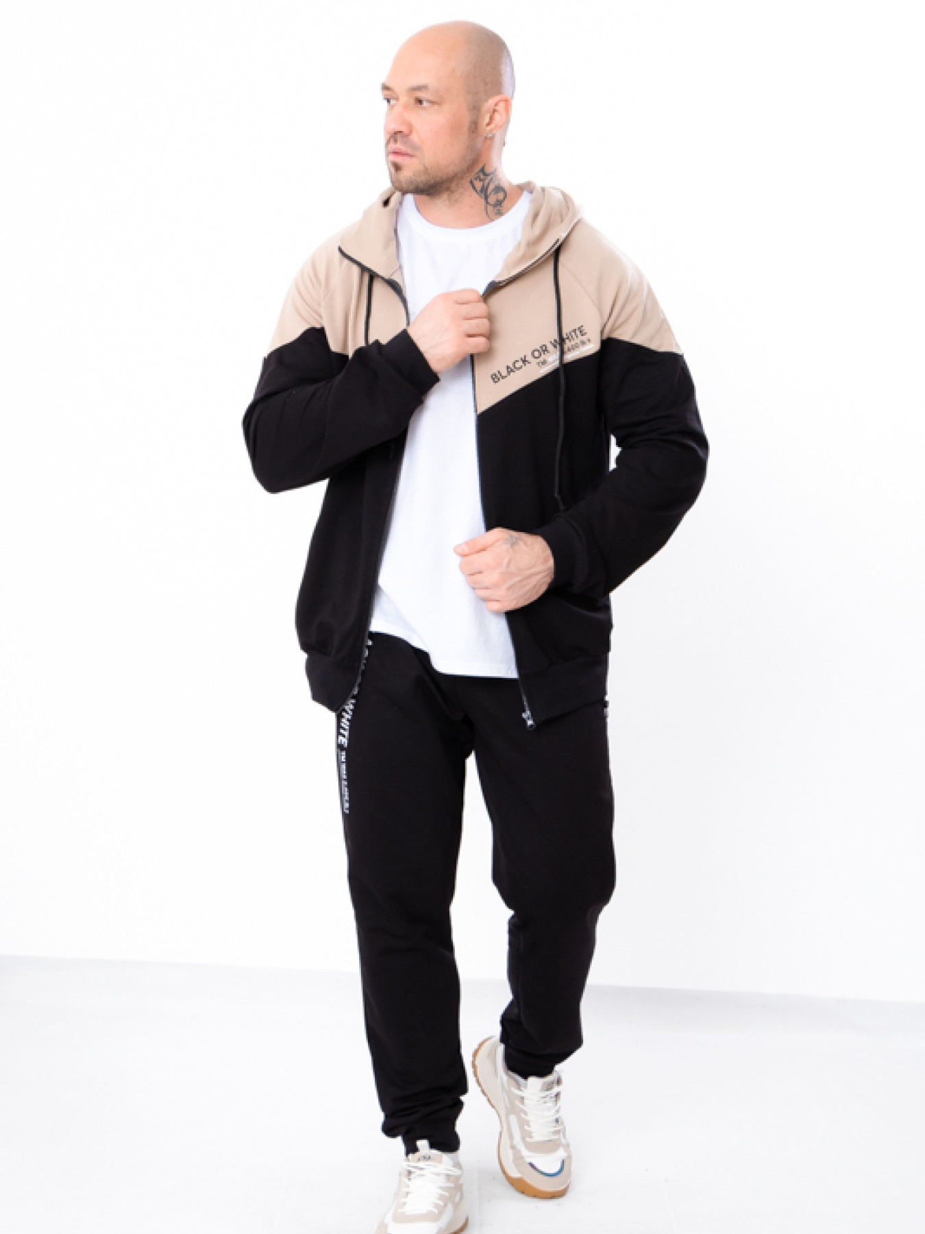 Спортивный костюм Носи своє модель 8063-057-33-temno-kremovij Фото