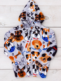 Флісова кофта Носи своє модель 6071-035-4-sobachki-srij Фото