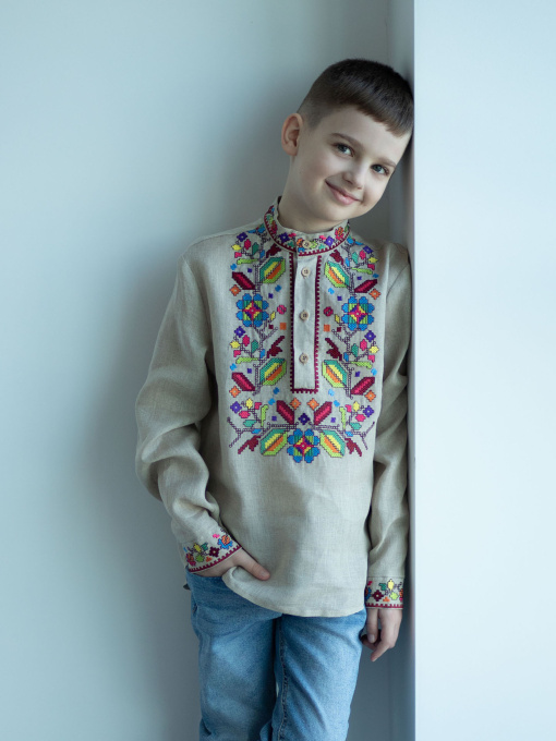 Вышитая рубашка Едельвіка модель 252-20-08 Фото