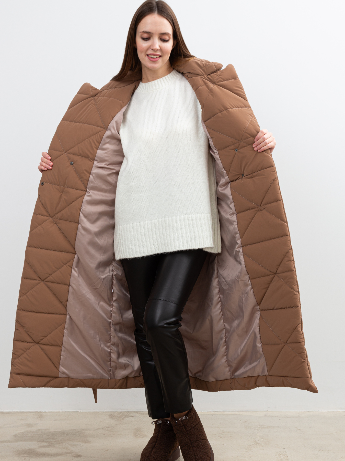 Пальто с утеплителем Famo модель KR-117_02 Фото