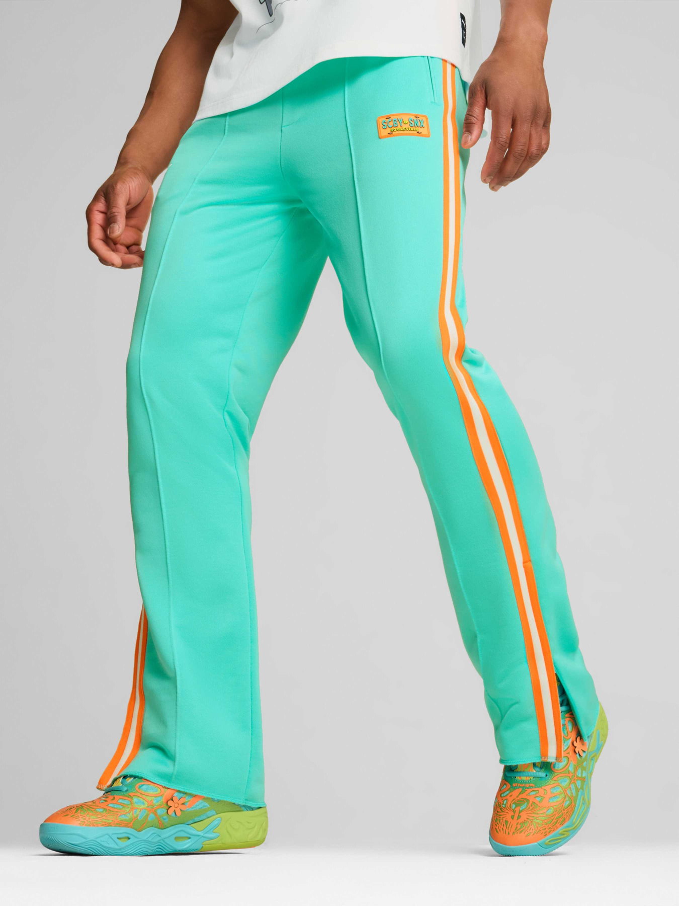 Штаны спортивные PUMA Hoops x Scooby Doo Pant модель 630373 Фото