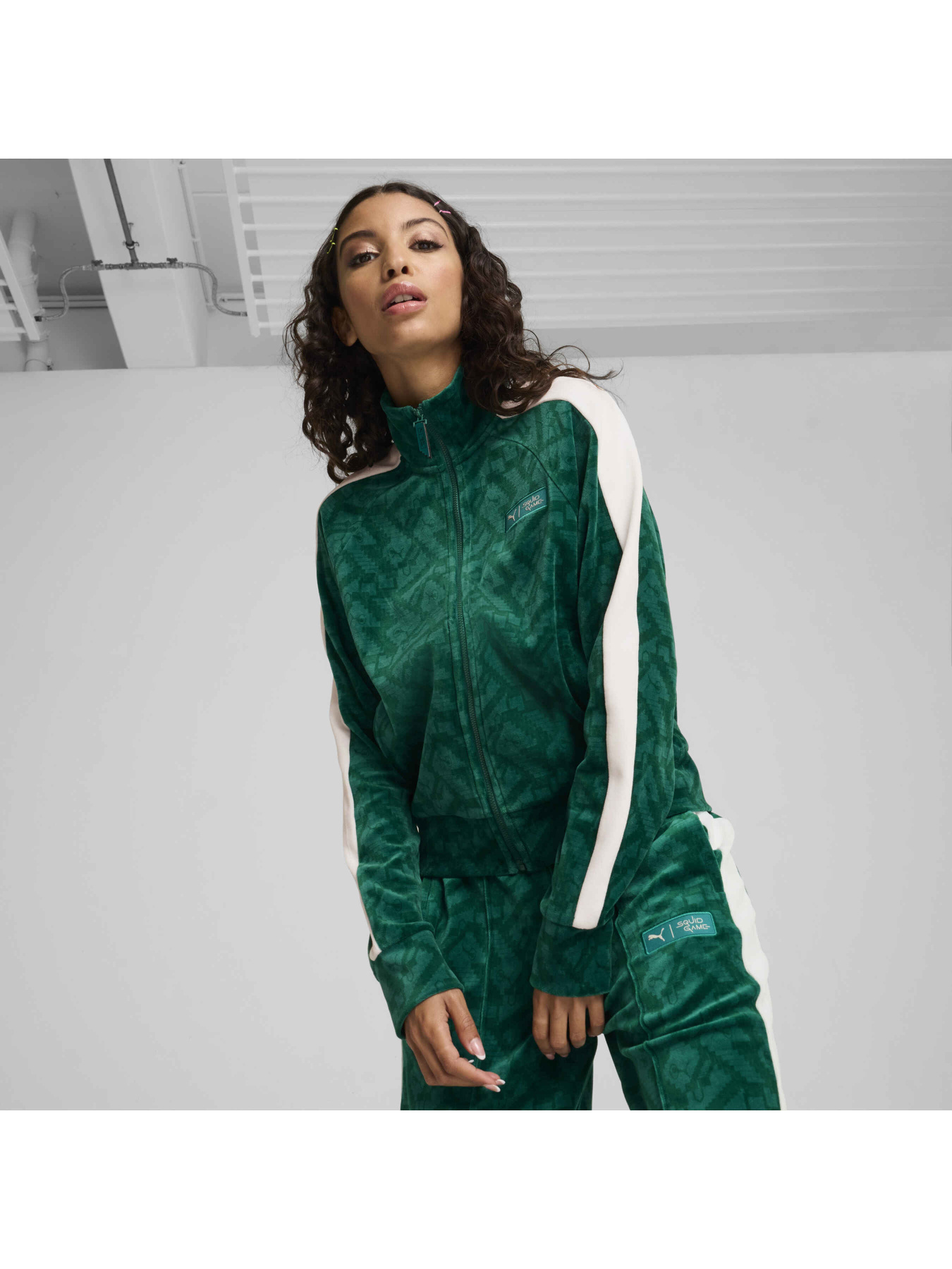 Кофта спортивная PUMA x Squid Game T7 Jacket модель 627432 Фото