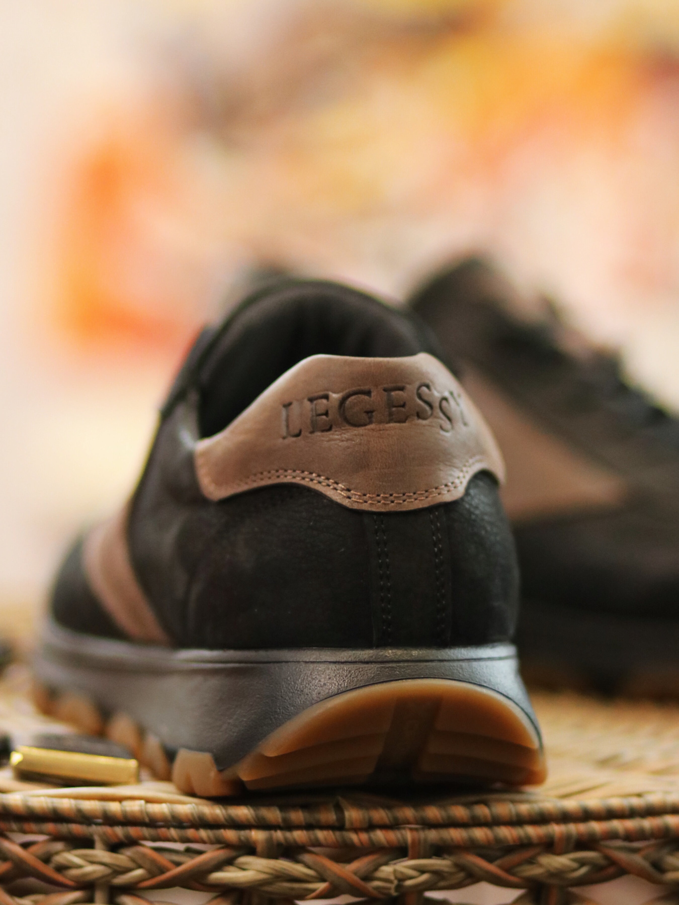 Кросівки повсякденні Legessy модель SPARK_BLACK_AND_COFFEE Фото