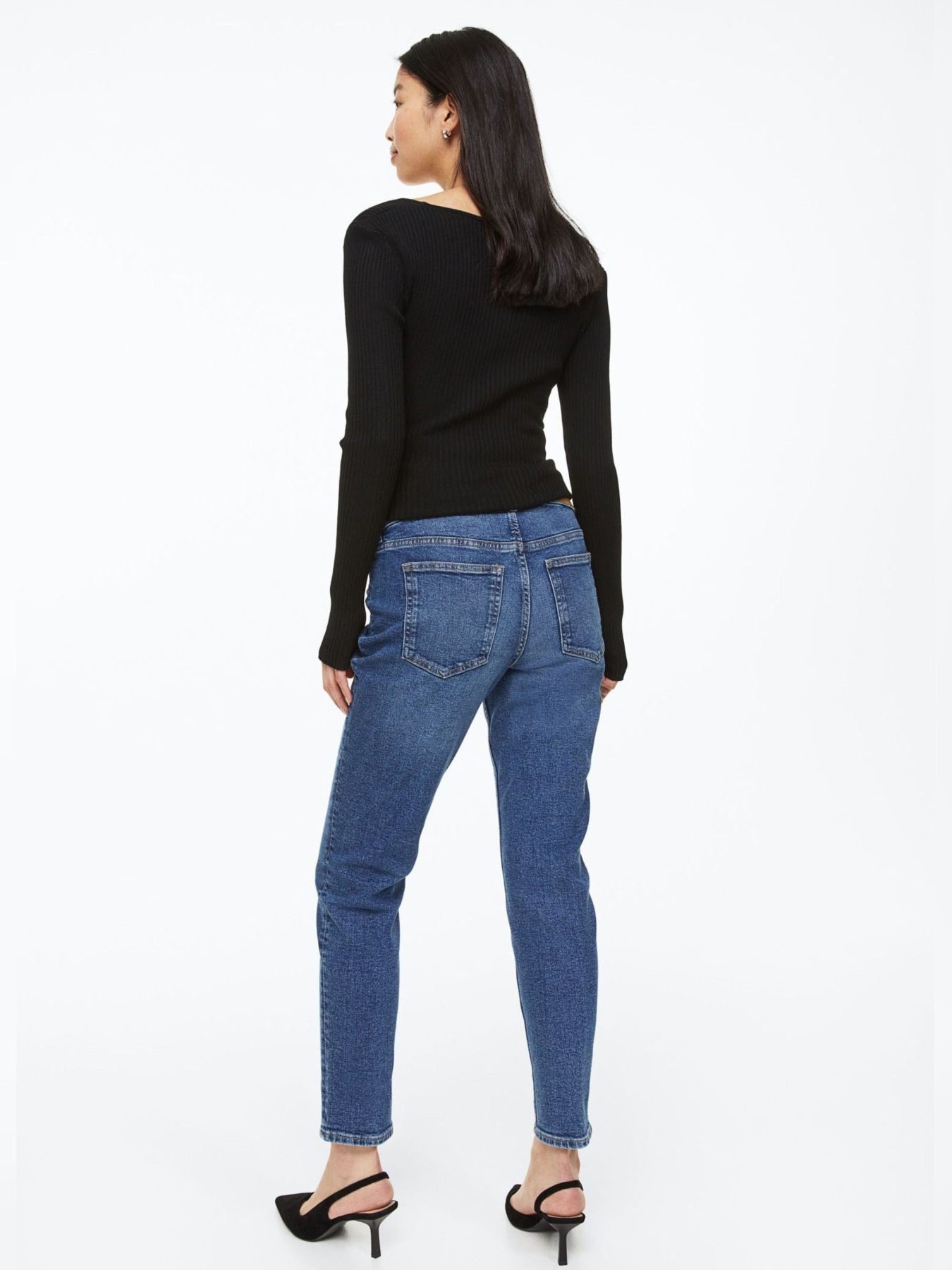 Зауженные джинсы H&M модель 75114 Зауженные джинсы H&M модель 75114 Фото