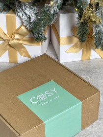 Набір подарунковий для чоловіків для лазні/сауни в коробці, Маренго Cosy модель Set703S801 Фото