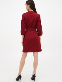 Сукня міні Sassofono модель A271-SC-3449_красный Фото