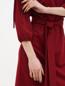 Сукня міні Sassofono модель A271-SC-3449_красный Фото