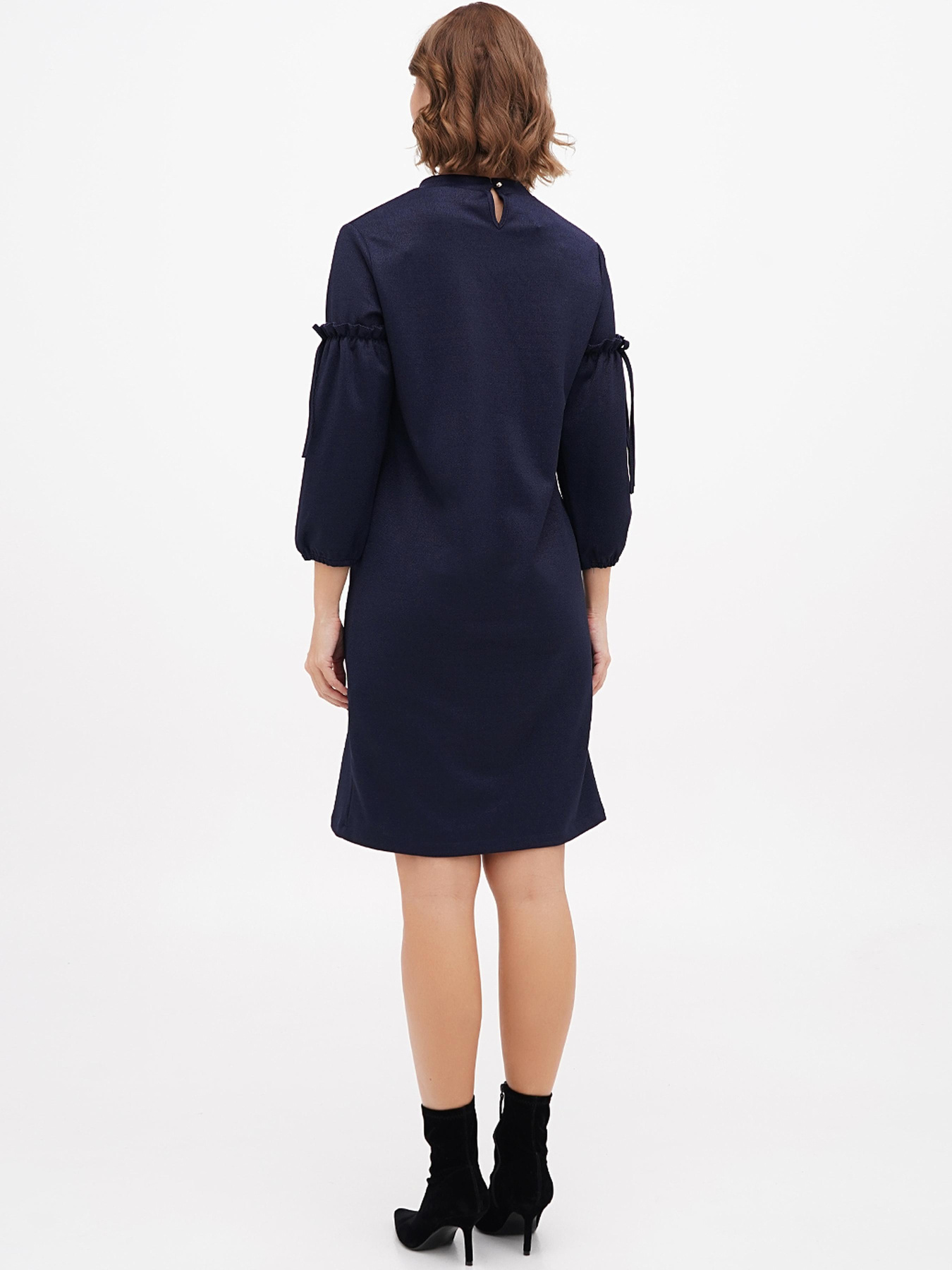 Платье мини Sassofono модель A271-SC-3449_темно_синий Фото