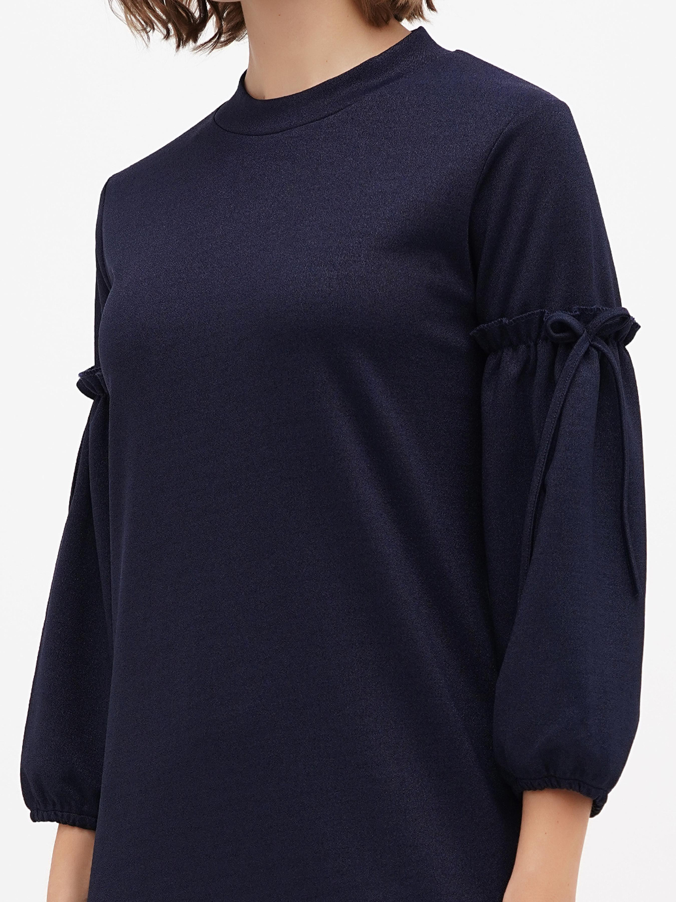 Платье мини Sassofono модель A271-SC-3449_темно_синий Фото