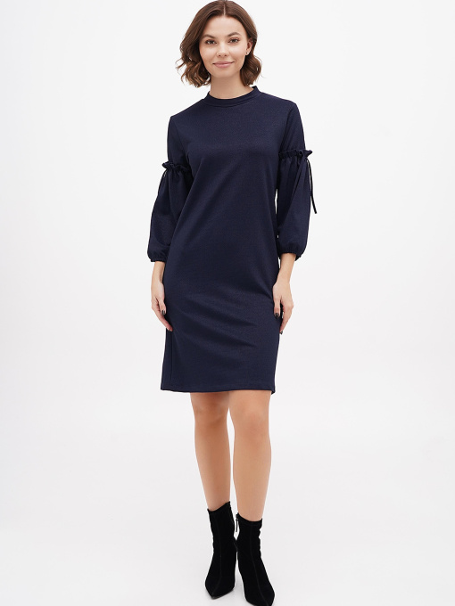 Платье мини Sassofono модель A271-SC-3449_темно_синий Фото