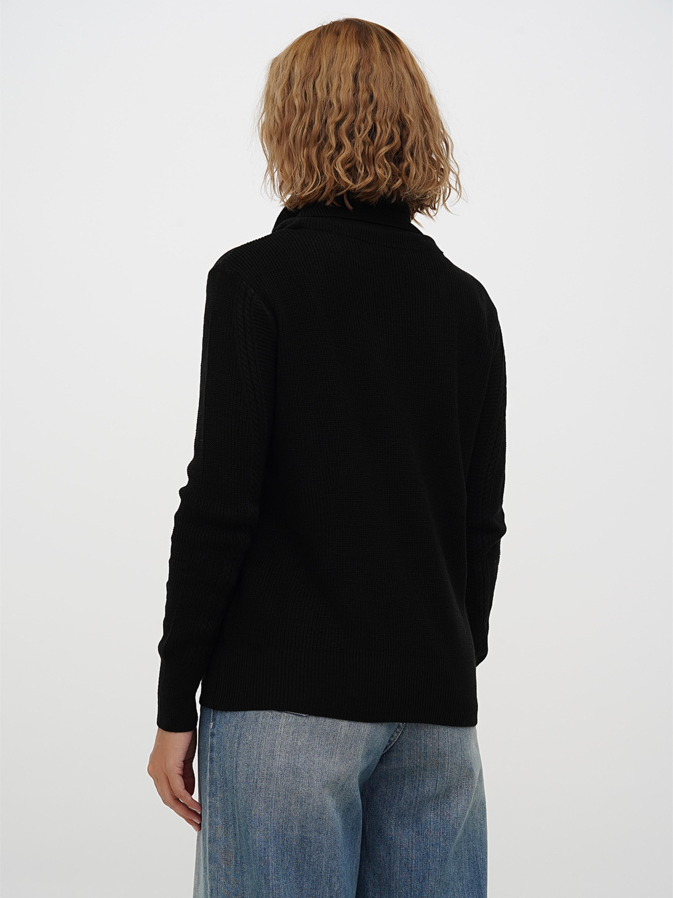 Светр Sassofono модель A271-SC-3541_черный Фото