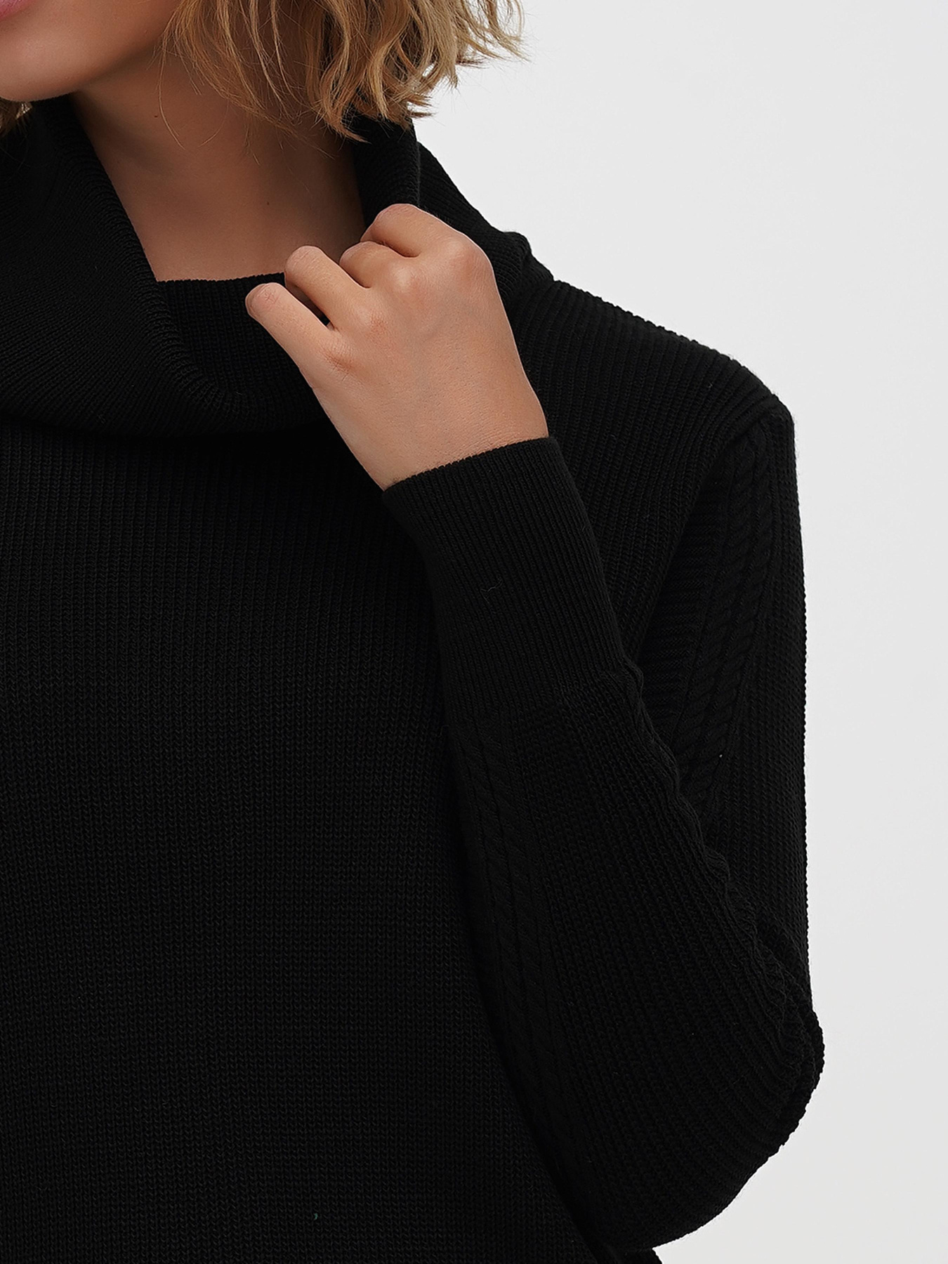 Светр Sassofono модель A271-SC-3541_черный Фото