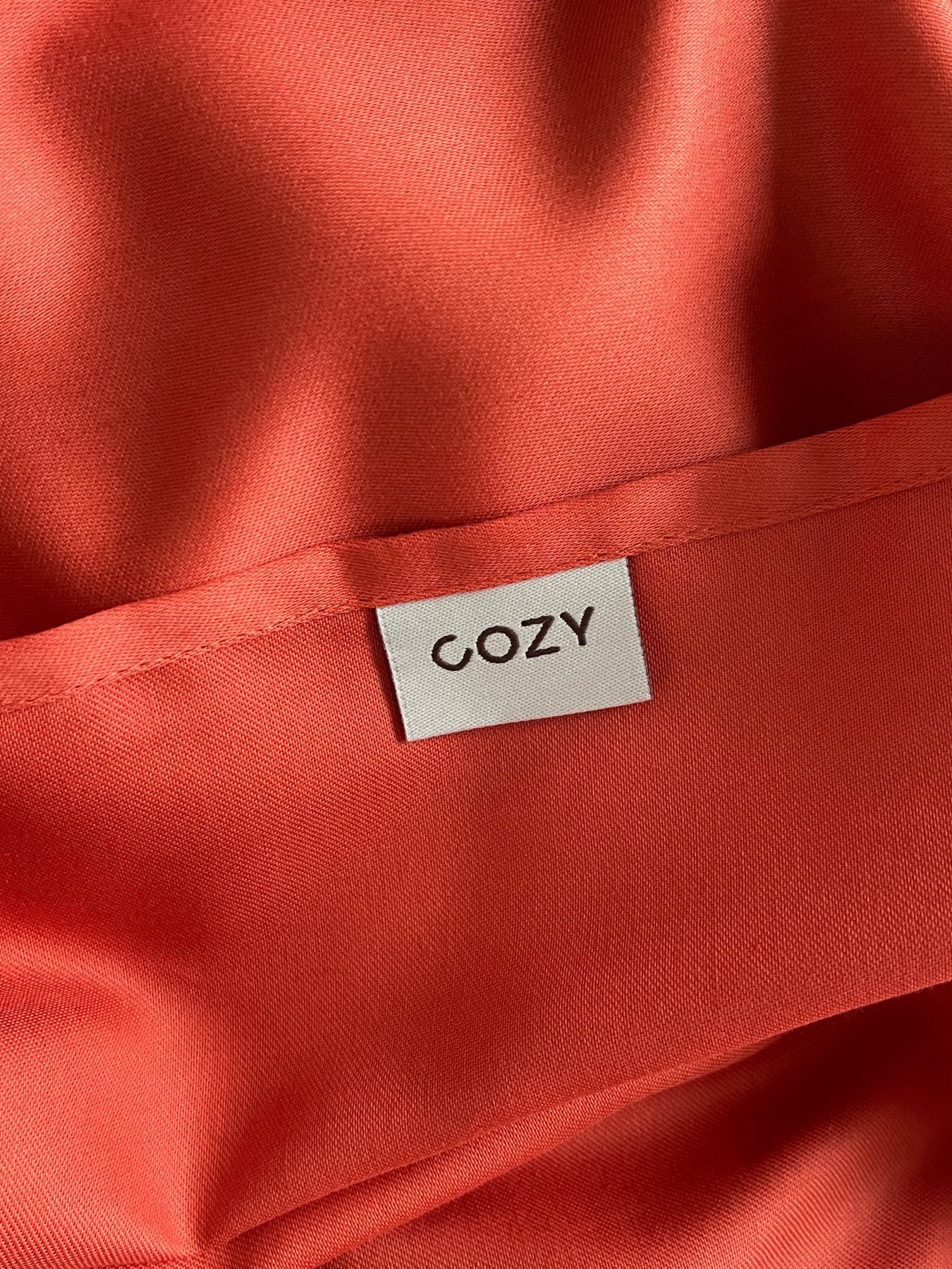 Простирадло без резинки морквяне Cozy модель 11501036 Простирадло без резинки морквяне Cozy модель 11501036 Фото