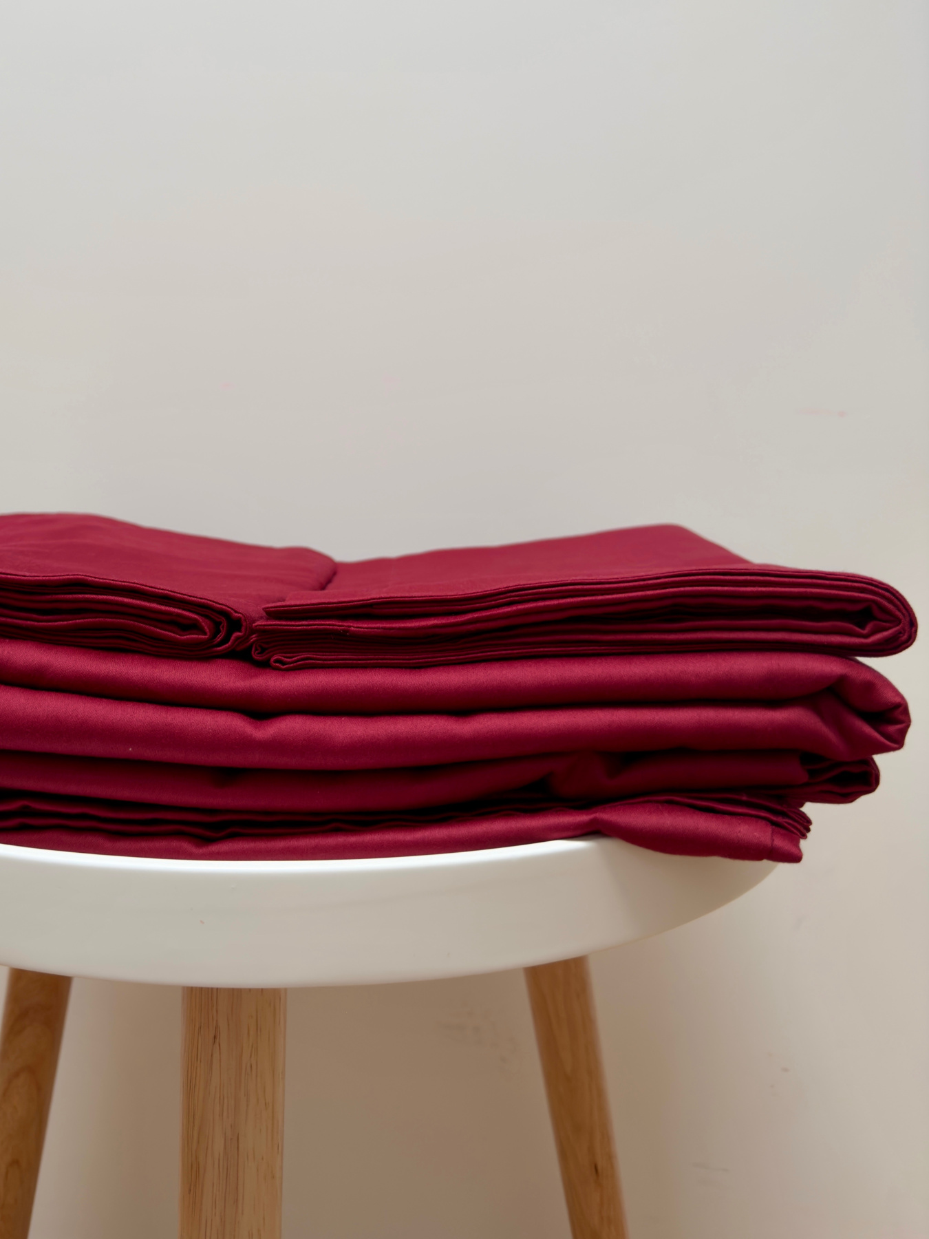 Простирадло без резинки винне Cozy модель 11781236 Простирадло без резинки винне Cozy модель 11781236 Фото