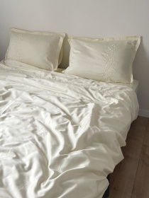 Простирадло без резинки шампань Cozy модель 12042408 Простирадло без резинки шампань Cozy модель 12042408 Фото