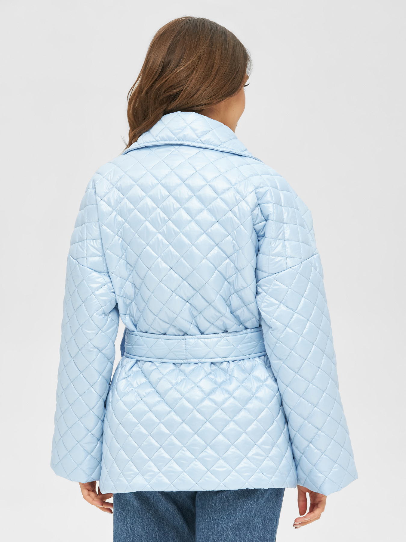 Куртки та дублянки MilaNova модель Куртка К-168 голубой Фото