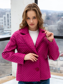 Куртки MilaNova модель Куртка К-192 малина Фото