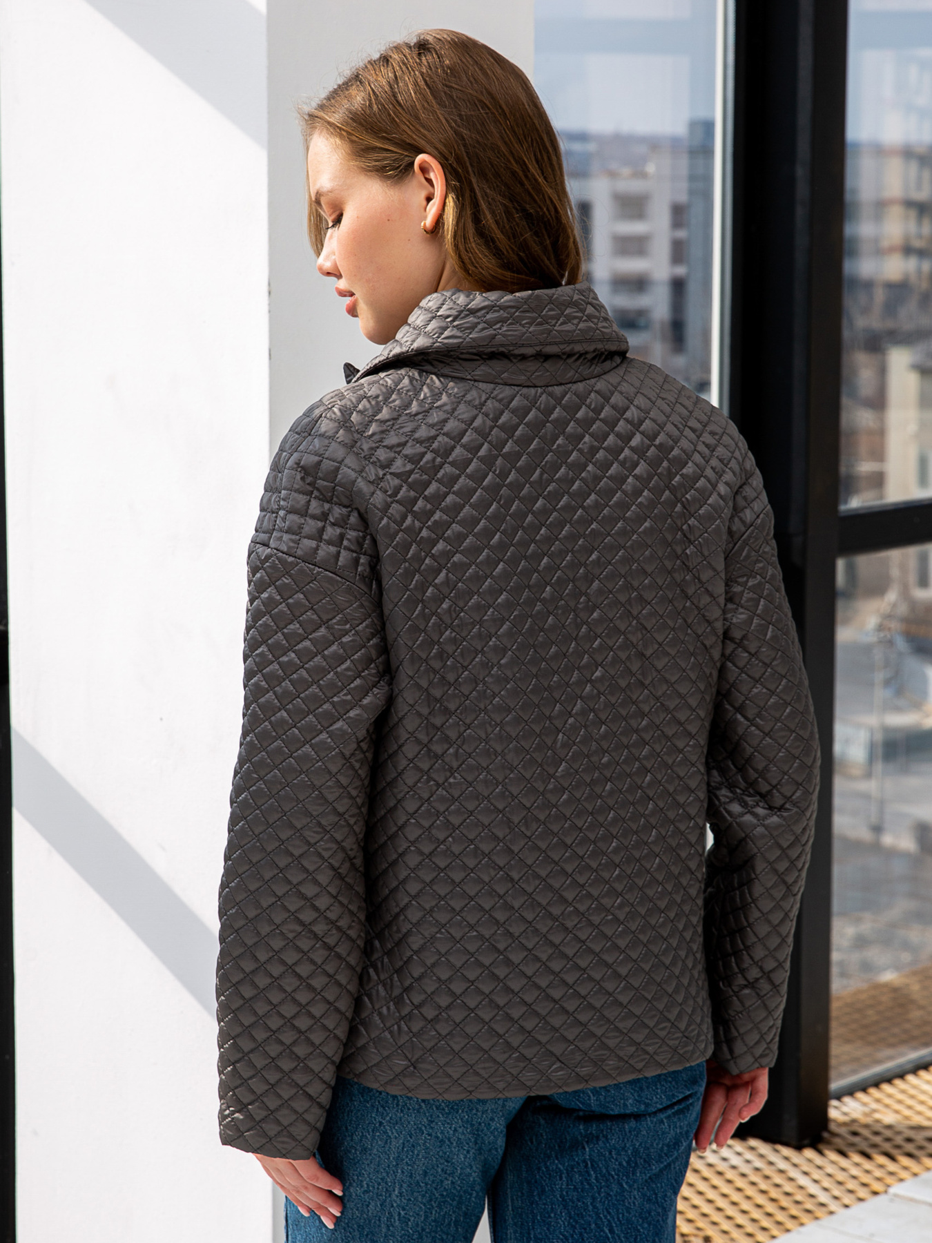 Демисезонная куртка MilaNova модель Куртка К-192 серый Фото