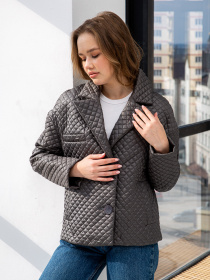 Демісезонна куртка MilaNova модель Куртка К-192 серый Фото