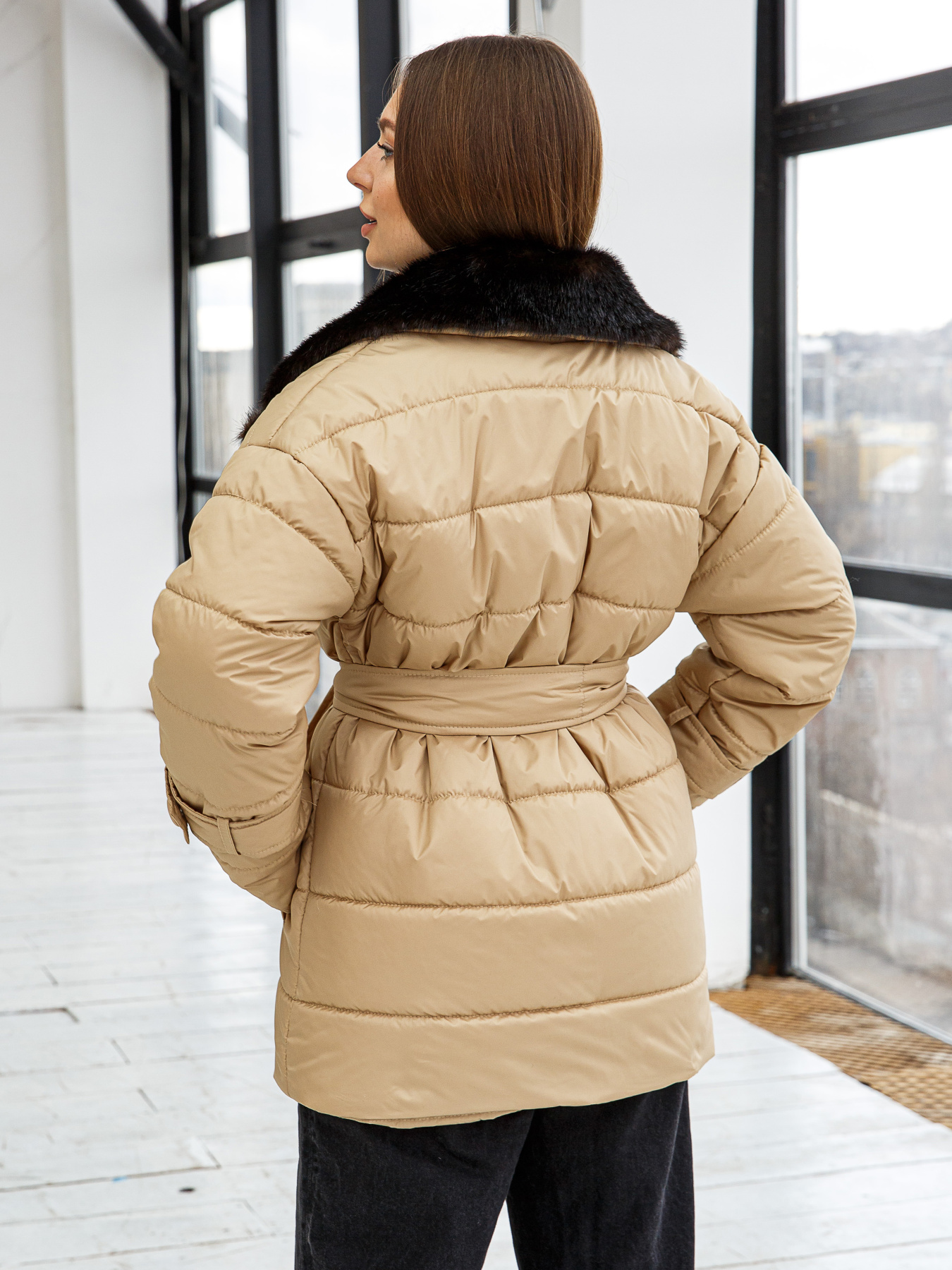 Куртки MilaNova модель Куртка К-199н кемел Фото