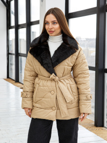 Куртки MilaNova модель Куртка К-199н кемел Фото